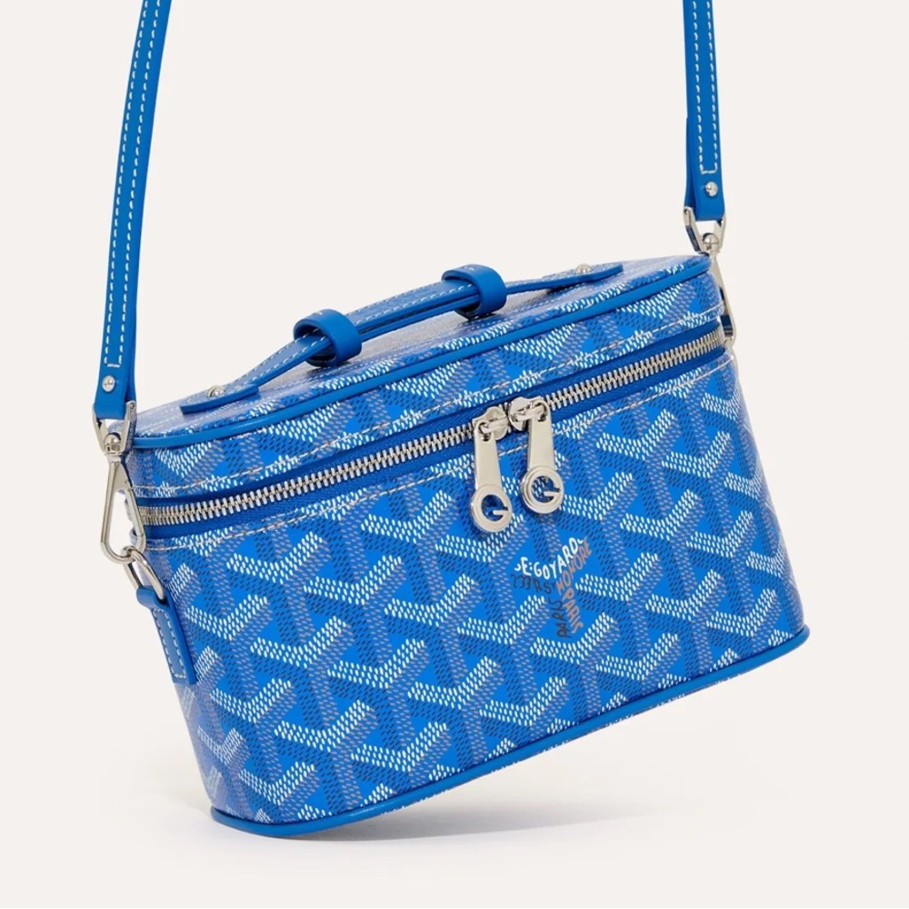NWT Goyard Muse Mini Vanity Bag - Blue - Picture 3 of 4